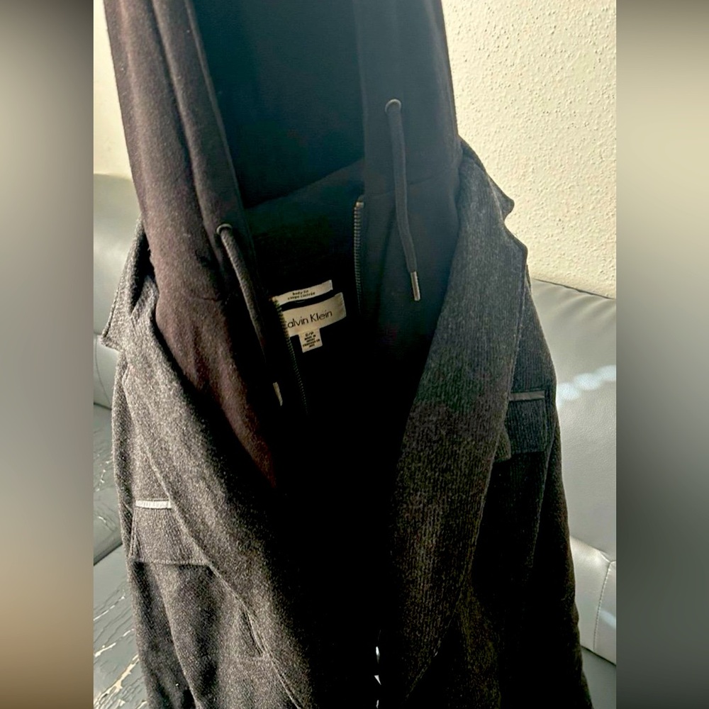 CALVIN KLEIN JACKET body fit sz s/p